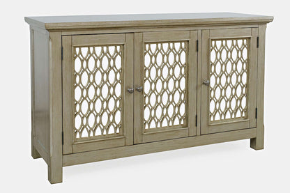 Jofran - Isabella 54in Luxury Mirrored Accent Storage Cabinet, Champagne - 2250-54KD view 3