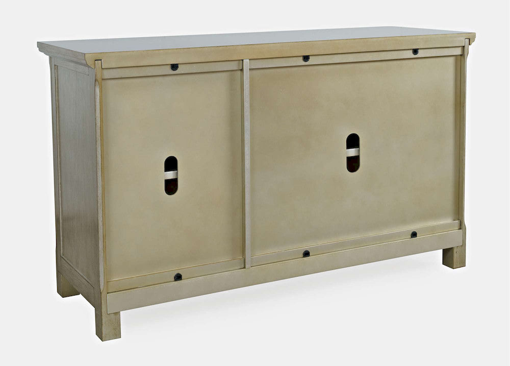 Jofran - Isabella 54in Luxury Mirrored Accent Storage Cabinet, Champagne - 2250-54KD view 4