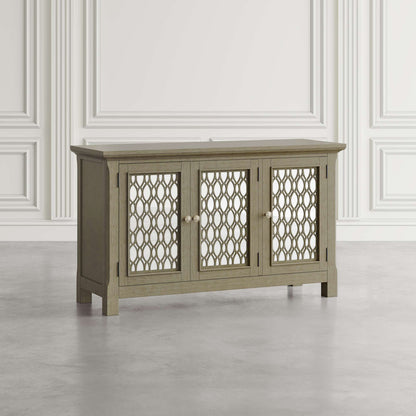 Jofran - Isabella 54in Luxury Mirrored Accent Storage Cabinet, Champagne - 2250-54KD view 7