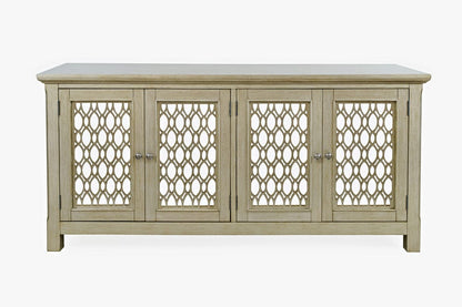 Jofran - Isabella 69in Luxury Mirrored Sideboard Storage Cabinet, Champagne - 2250-69KD view 2