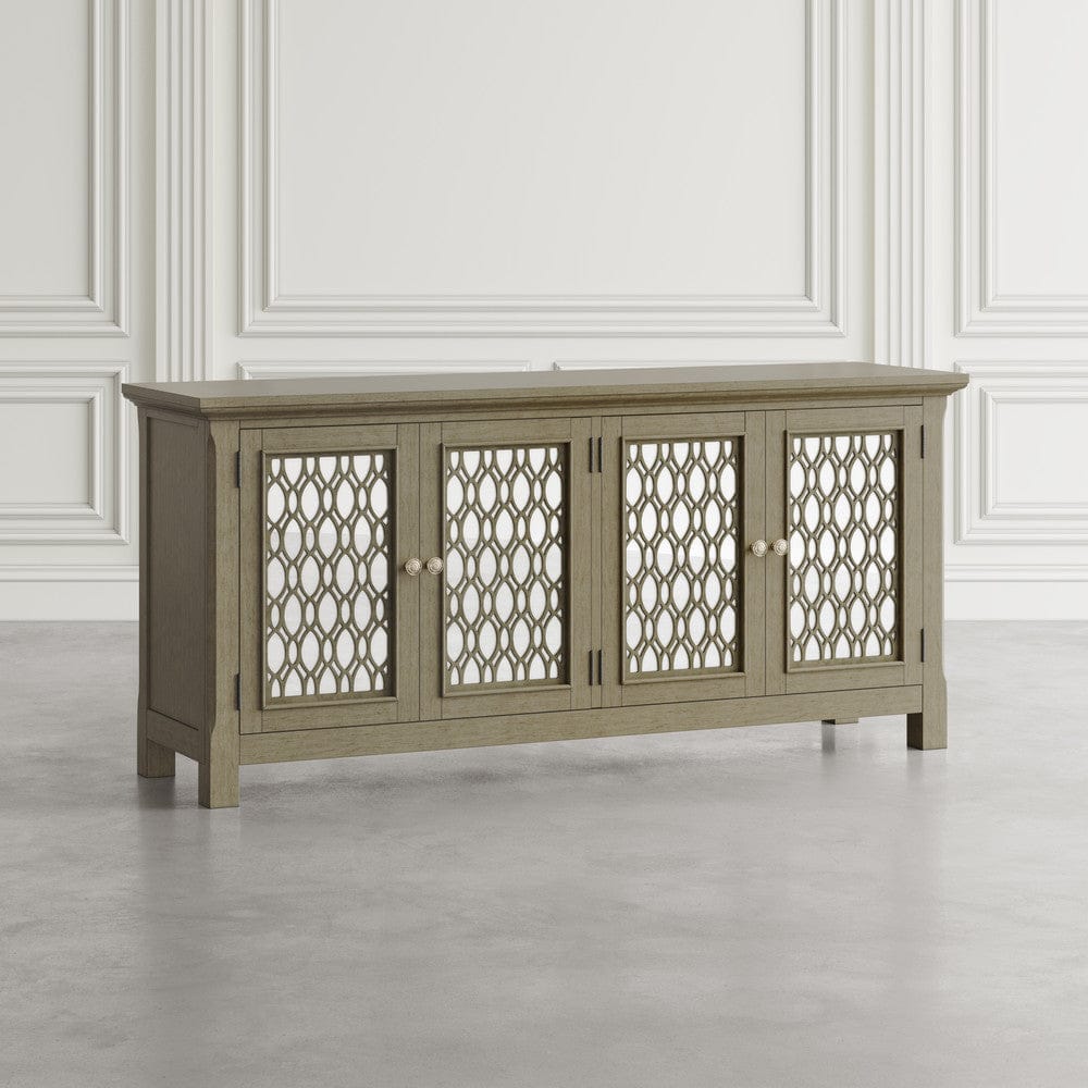 Jofran - Isabella 69in Luxury Mirrored Sideboard Storage Cabinet, Champagne - 2250-69KD view 7