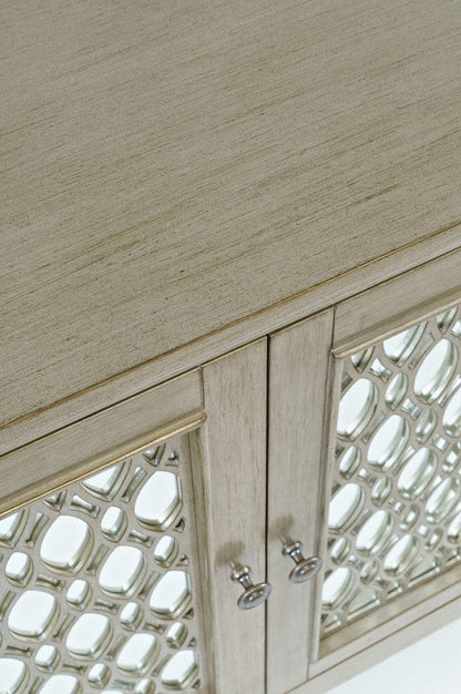 Jofran - Isabella 69in Luxury Mirrored Sideboard Storage Cabinet, Champagne - 2250-69KD view 10
