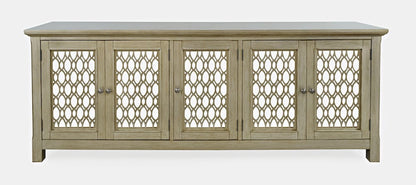 Jofran - Isabella 86in Luxury Mirrored Sideboard Storage Cabinet, Champagne - 2250-86KD view 1