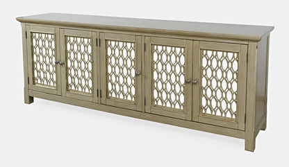 Jofran - Isabella 86in Luxury Mirrored Sideboard Storage Cabinet, Champagne - 2250-86KD view 3