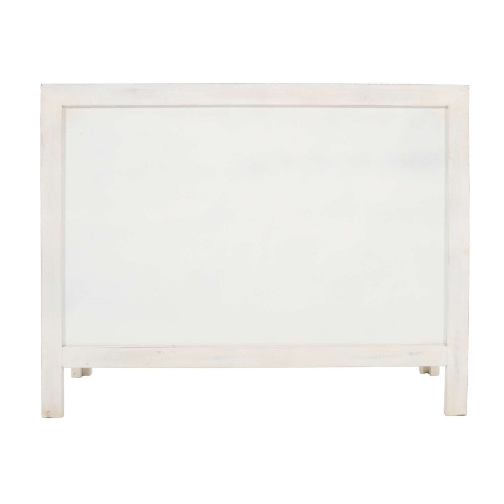 Jofran - Jolie Rustic Solid Wood Global Boho Hand Carved Accent Chest with Three Drawers - 2356-39 view 4