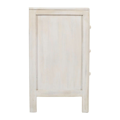 Jofran - Jolie Rustic Solid Wood Global Boho Hand Carved Accent Chest with Three Drawers - 2356-39 view 5
