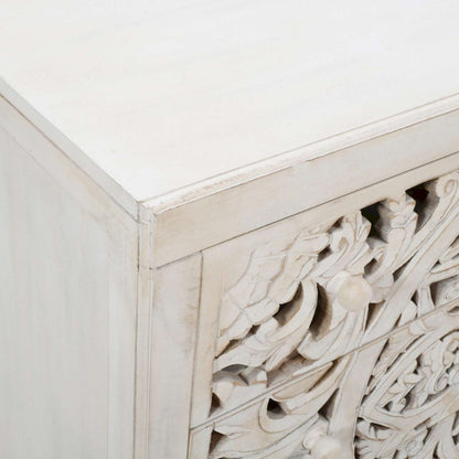 Jofran - Jolie Rustic Solid Wood Global Boho Hand Carved Accent Chest with Three Drawers - 2356-39 view 7