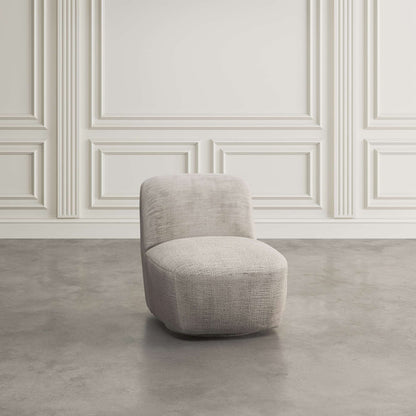 Jofran - Josie Upholstered Contemporary Casual Swivel Accent Chair, Grey - JOSIE-SW-GREY view 5