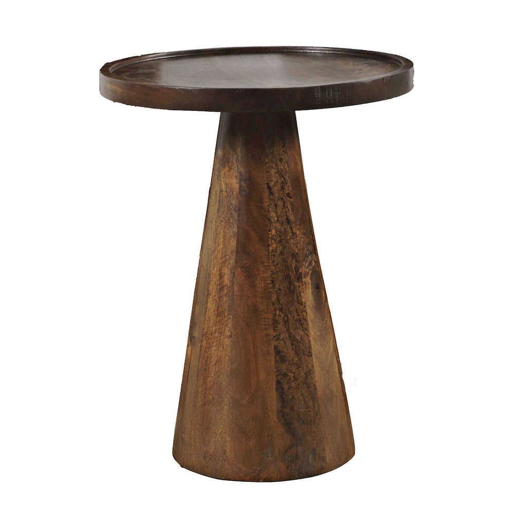Jofran - Knox Mid-Century Modern Solid Hardwood Round Accent Tables (Set of 3) Chestnut - 2330-KNOXCHS view 4