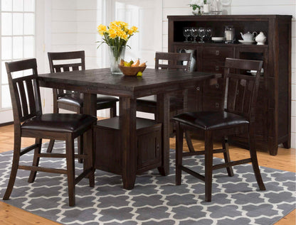 Jofran - Kona Grove Upholstered Slat Back Stool (Set of 2) - 705-BS410KD view 5