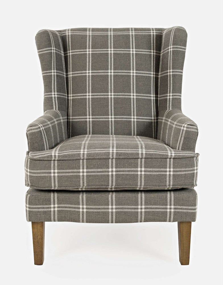 Jofran - Lacroix Accent Chair - Graphite - LACROIX-CH-GRAPHITE view 1