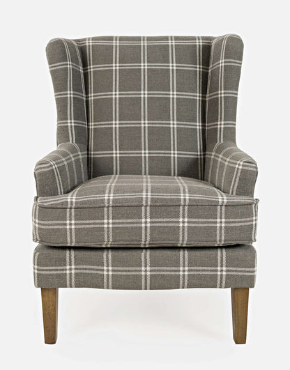 Jofran - Lacroix Accent Chair - Graphite - LACROIX-CH-GRAPHITE view 1
