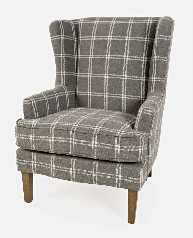 Jofran - Lacroix Accent Chair - Graphite - LACROIX-CH-GRAPHITE view 2