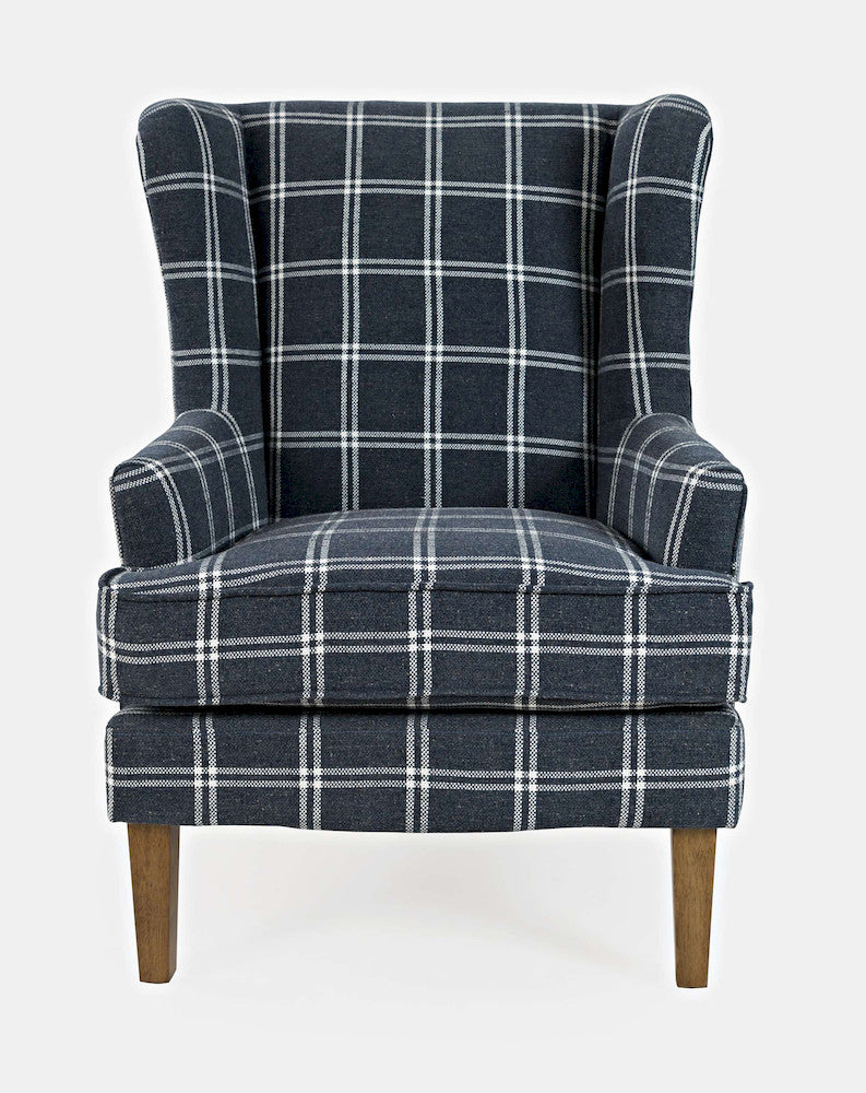 Jofran - Lacroix Accent Chair - Navy - LACROIX-CH-NAVY view 1