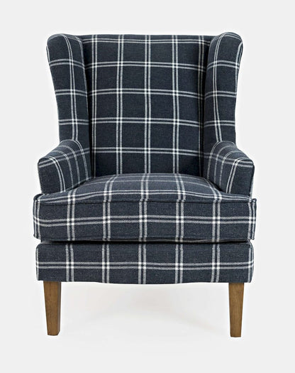 Jofran - Lacroix Accent Chair - Navy - LACROIX-CH-NAVY view 1