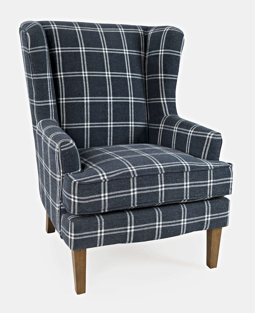 Jofran - Lacroix Accent Chair - Navy - LACROIX-CH-NAVY view 3
