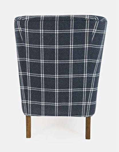 Jofran - Lacroix Accent Chair - Navy - LACROIX-CH-NAVY view 4