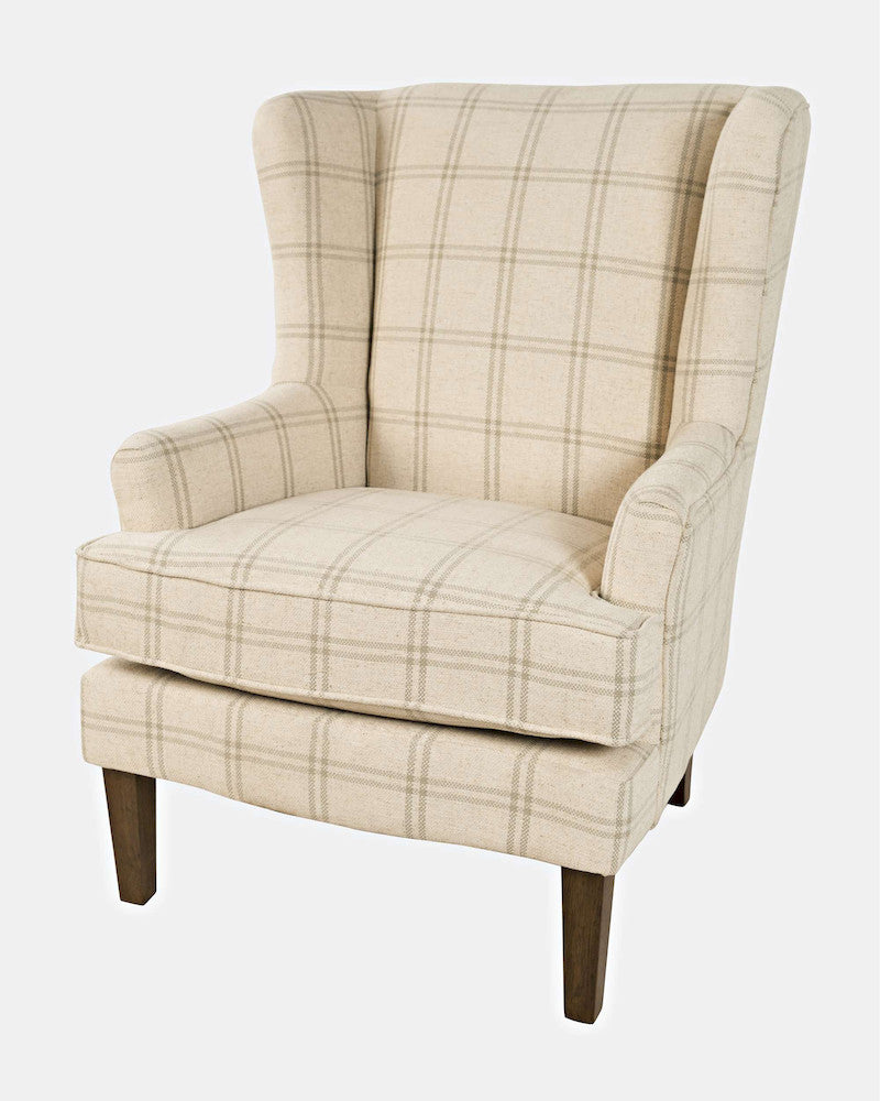 Jofran - Lacroix Accent Chair - Parchment - LACROIX-CH-PARCHMENT view 2