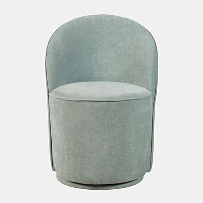 Jofran - Landon Mid-Century Modern Upholstered Swivel Dining Chair (Set of 2) Blue - 2271-LANDONBLU view 1