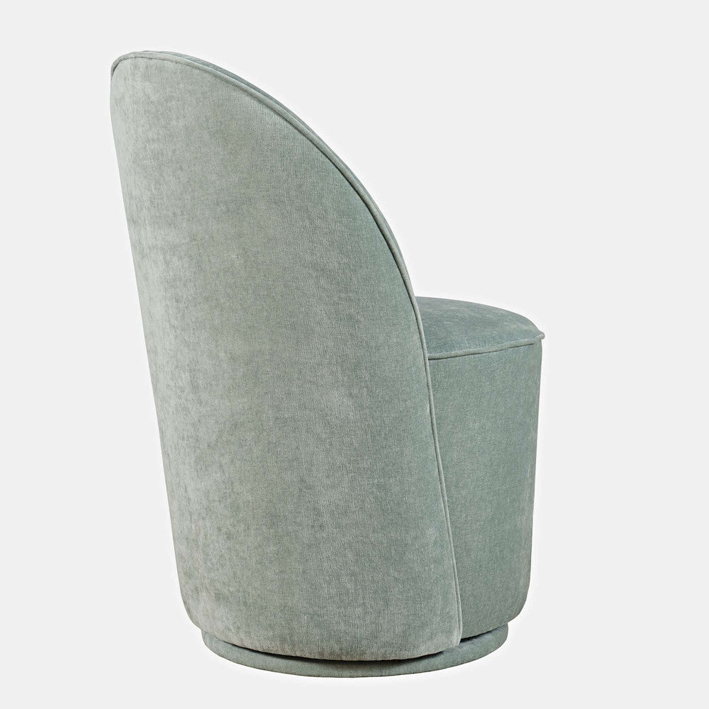 Jofran - Landon Mid-Century Modern Upholstered Swivel Dining Chair (Set of 2) Blue - 2271-LANDONBLU view 5