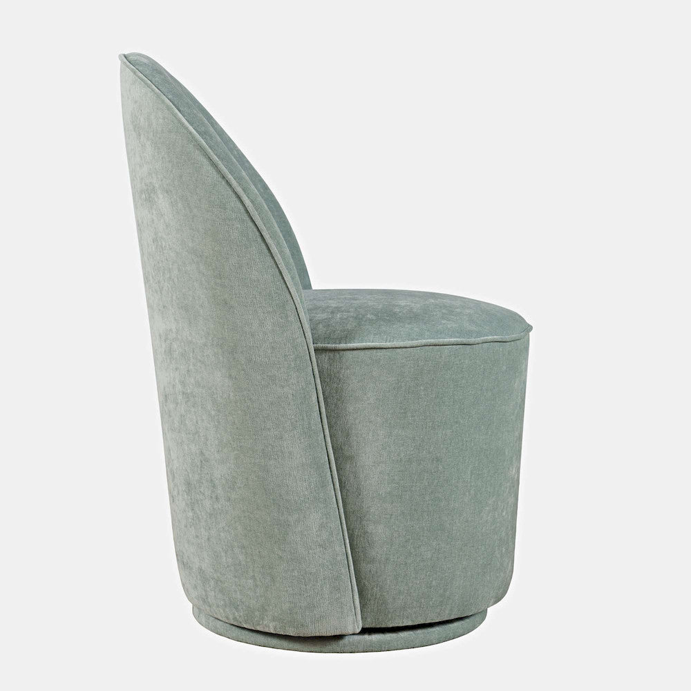 Jofran - Landon Mid-Century Modern Upholstered Swivel Dining Chair (Set of 2) Blue - 2271-LANDONBLU view 11