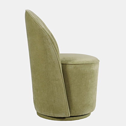 Jofran - Landon Mid-Century Modern Upholstered Swivel Dining Chair (Set of 2) Green - 2271-LANDONGRN view 11