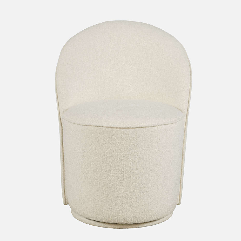 Jofran - Landon Mid-Century Modern Upholstered Swivel Dining Chair (Set of 2) Natural - 2271-LANDONNAT view 1