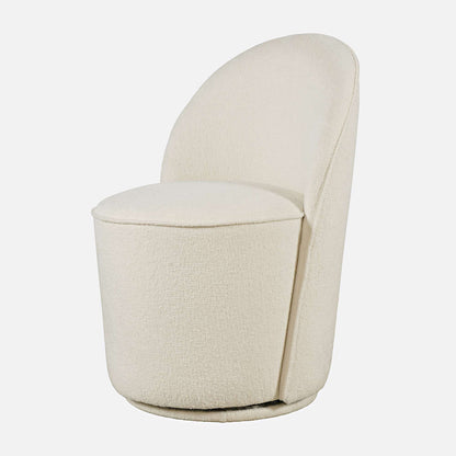 Jofran - Landon Mid-Century Modern Upholstered Swivel Dining Chair (Set of 2) Natural - 2271-LANDONNAT view 3