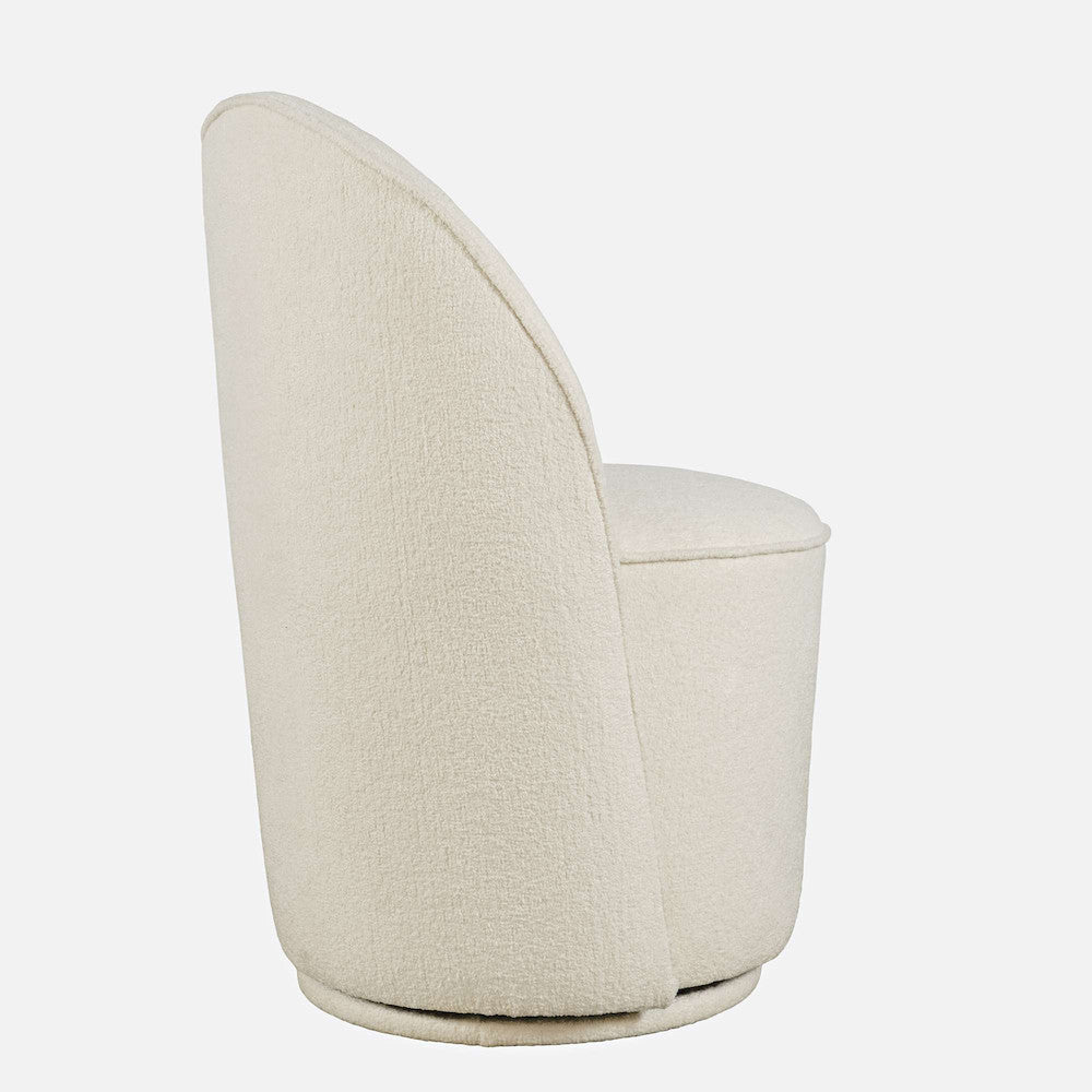 Jofran - Landon Mid-Century Modern Upholstered Swivel Dining Chair (Set of 2) Natural - 2271-LANDONNAT view 5