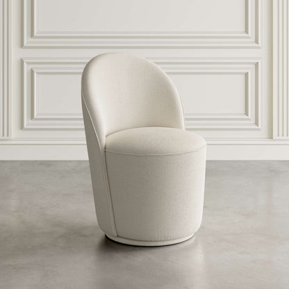 Jofran - Landon Mid-Century Modern Upholstered Swivel Dining Chair (Set of 2) Natural - 2271-LANDONNAT view 8