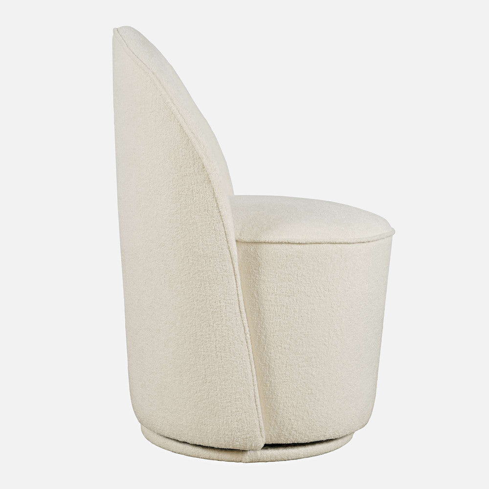 Jofran - Landon Mid-Century Modern Upholstered Swivel Dining Chair (Set of 2) Natural - 2271-LANDONNAT view 11