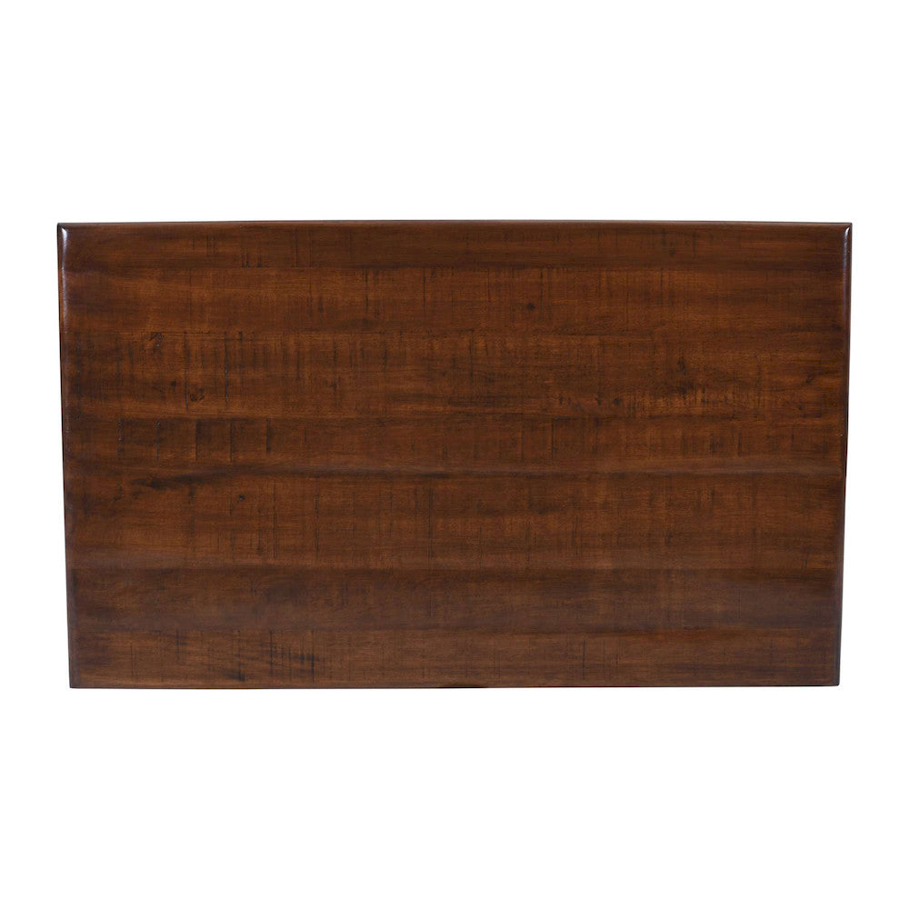 Jofran - Larson Modern Industrial 50in Solid Wood Coffee Table with Storage, Distressed Brown - 2222-1 view 10
