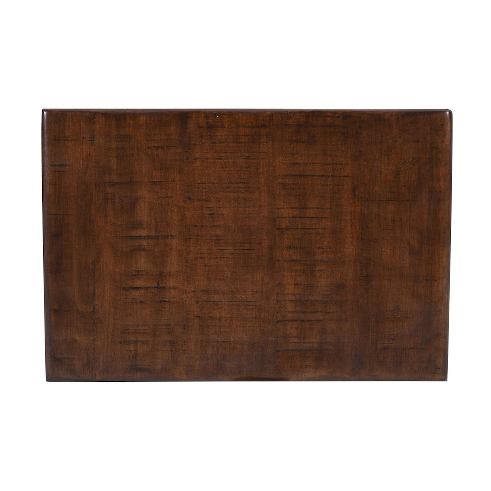 Jofran - Larson Modern Industrial Solid Wood Chairside End Table with Storage, Distressed Brown - 2222-7 view 8
