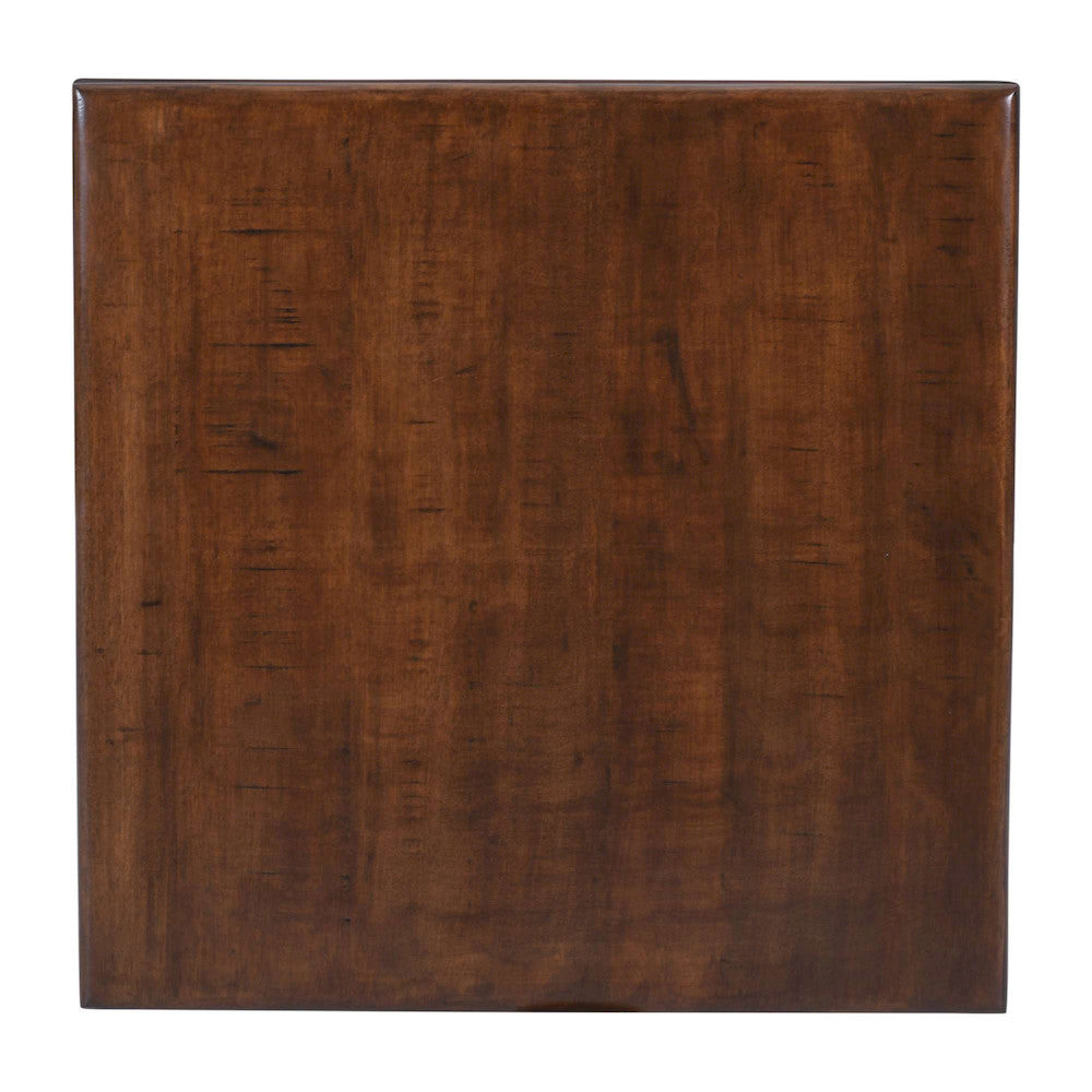 Jofran - Larson Modern Industrial Square Solid Wood End Table with Storage Shelves, Distressed Brown - 2222-3 view 10