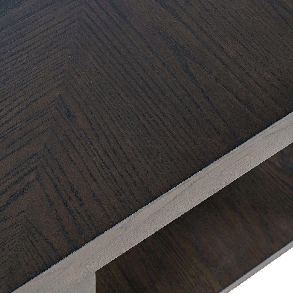 Jofran - Laurel Creek Modern Contemporary 24in Square End Table with Open Shelf in Espresso - 2450-3 view 6