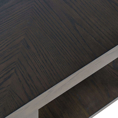 Jofran - Laurel Creek Modern Contemporary 24in Square End Table with Open Shelf in Espresso - 2450-3 view 6