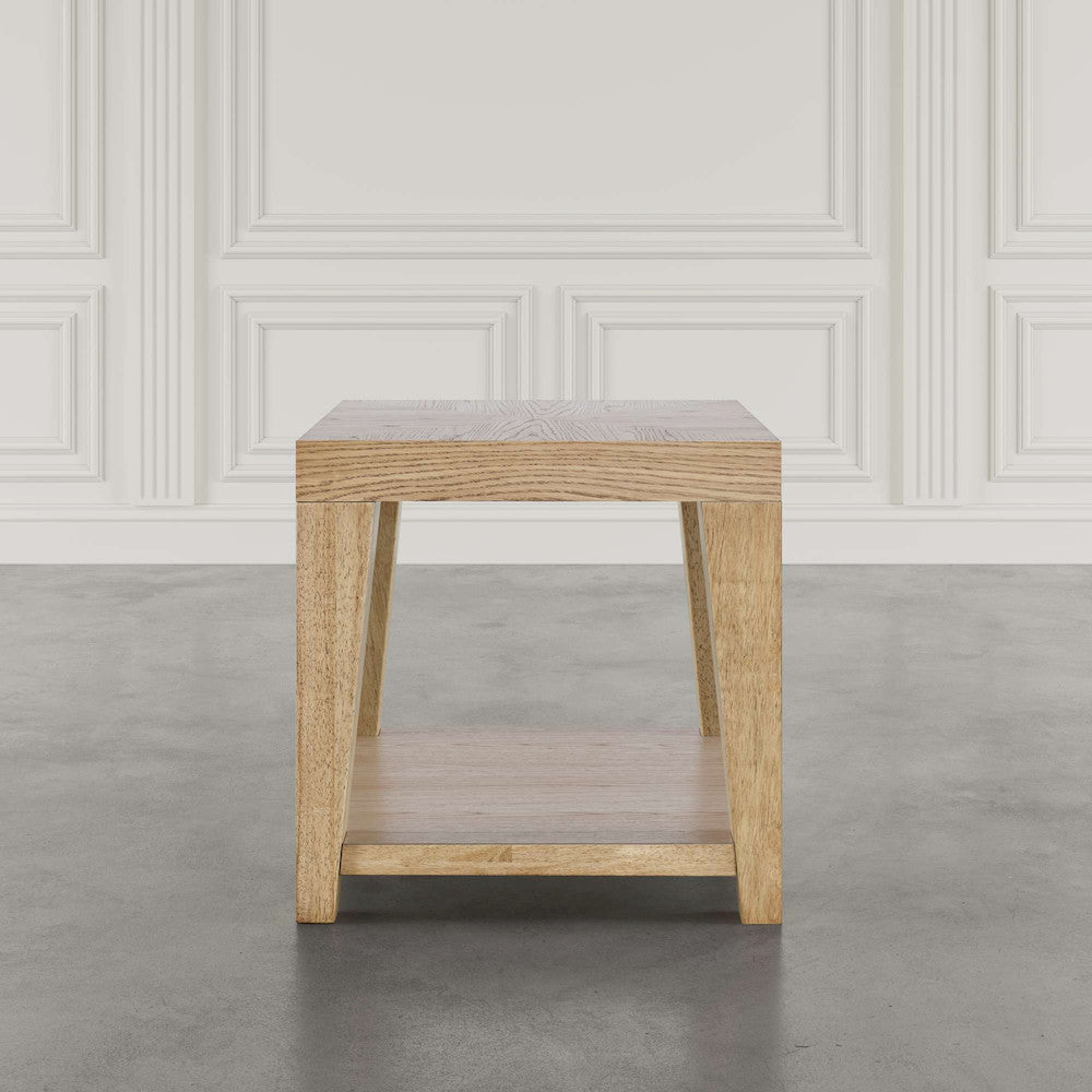 Jofran - Laurel Creek Modern Contemporary 24in Square End Table with Open Shelf in Natural - 2460-3 view 4