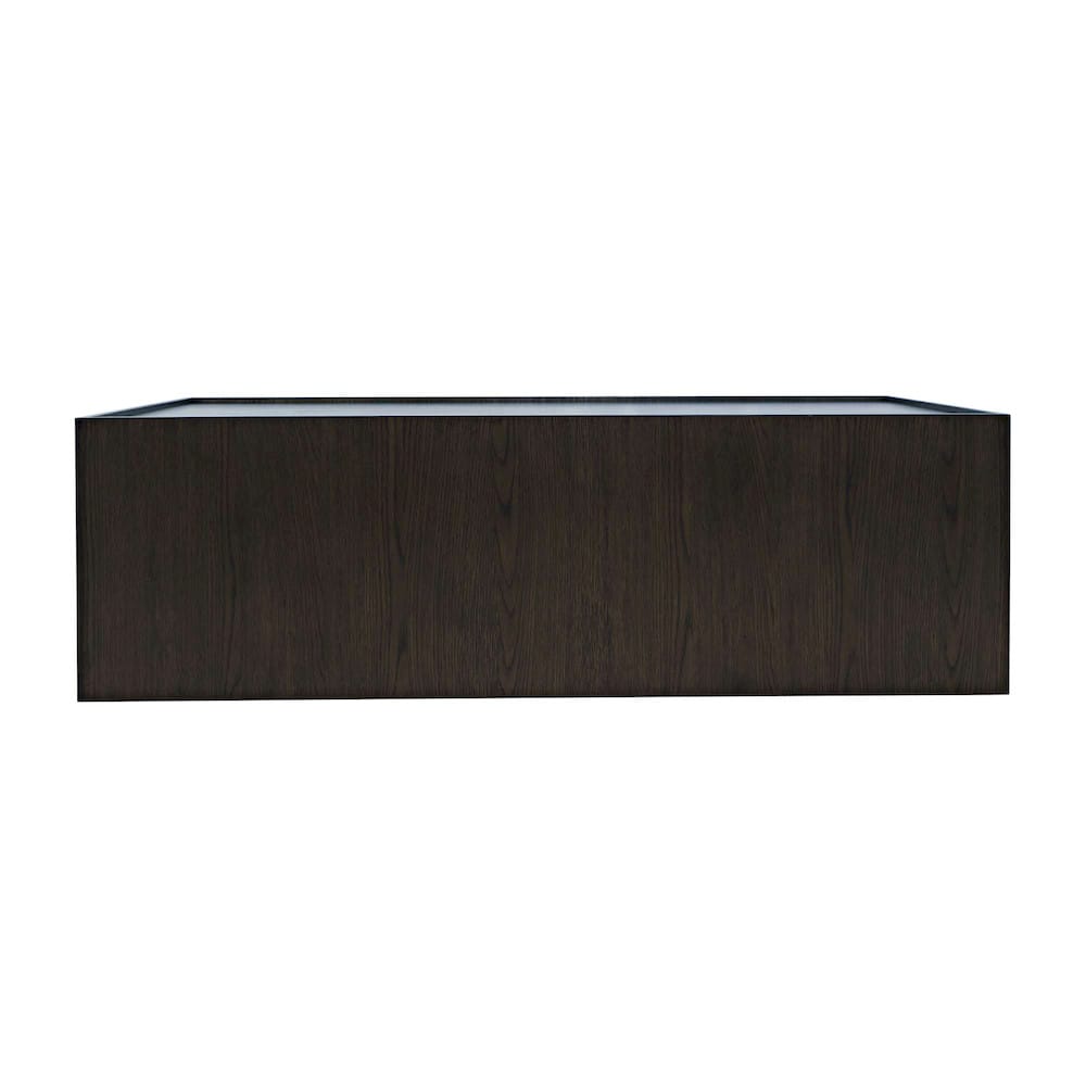 Jofran - Laurel Creek Modern Contemporary 52in Block Coffee Table with Hidden Casters in Espresso - 2450-5 view 1