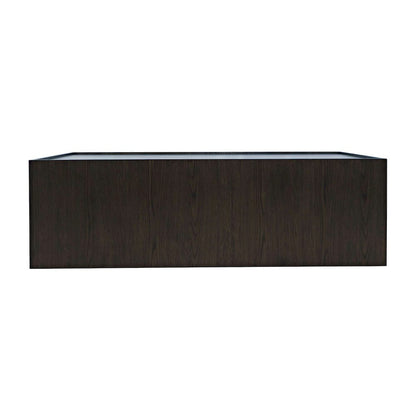 Jofran - Laurel Creek Modern Contemporary 52in Block Coffee Table with Hidden Casters in Espresso - 2450-5 view 1