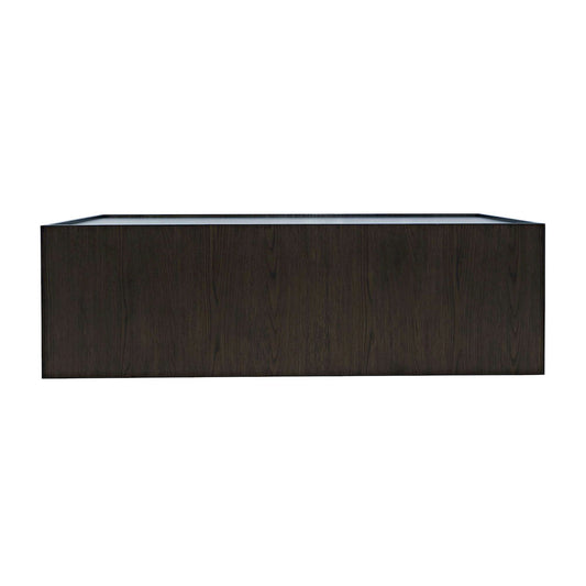 Jofran - Laurel Creek Modern Contemporary 52in Block Coffee Table with Hidden Casters in Espresso - 2450-5 view 1