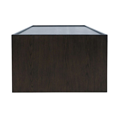 Jofran - Laurel Creek Modern Contemporary 52in Block Coffee Table with Hidden Casters in Espresso - 2450-5 view 4