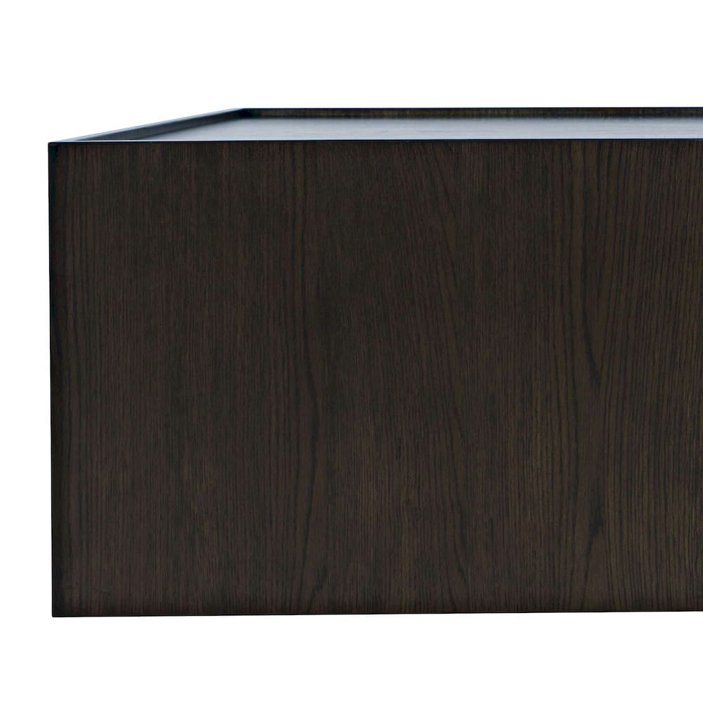 Jofran - Laurel Creek Modern Contemporary 52in Block Coffee Table with Hidden Casters in Espresso - 2450-5 view 8