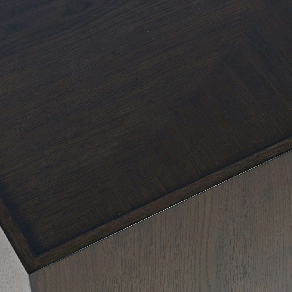 Jofran - Laurel Creek Modern Contemporary 52in Block Coffee Table with Hidden Casters in Espresso - 2450-5 view 9