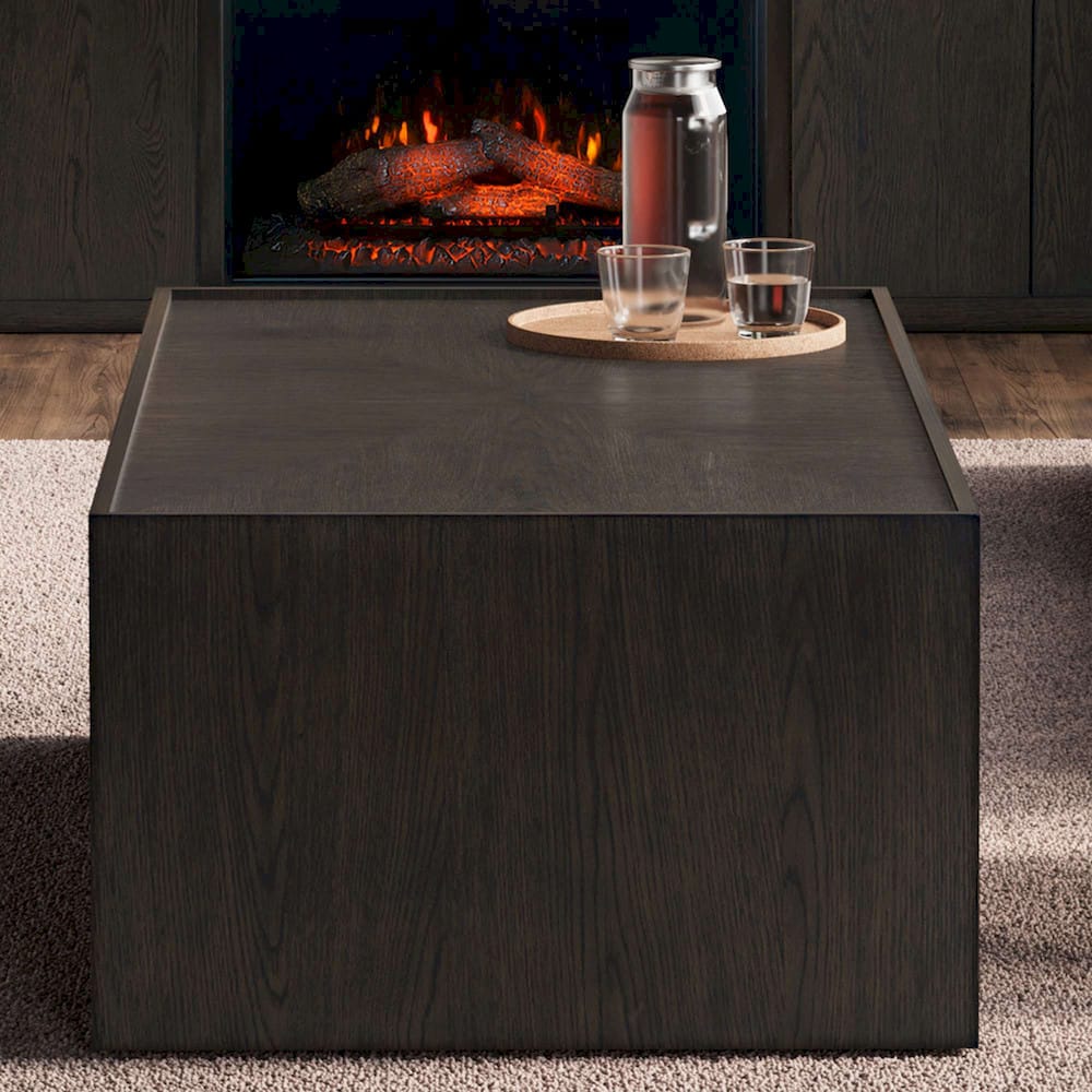 Jofran - Laurel Creek Modern Contemporary 52in Block Coffee Table with Hidden Casters in Espresso - 2450-5 view 12