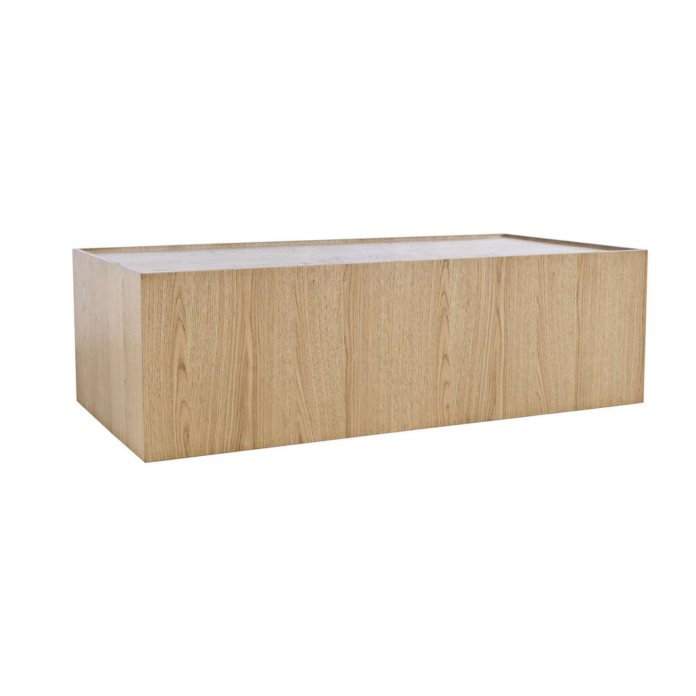 Jofran - Laurel Creek Modern Contemporary 52in Block Coffee Table with Hidden Casters in Natural - 2460-5 view 2