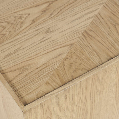Jofran - Laurel Creek Modern Contemporary 52in Block Coffee Table with Hidden Casters in Natural - 2460-5 view 6