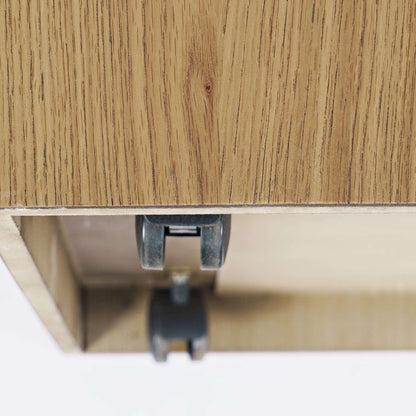Jofran - Laurel Creek Modern Contemporary 52in Block Coffee Table with Hidden Casters in Natural - 2460-5 view 7