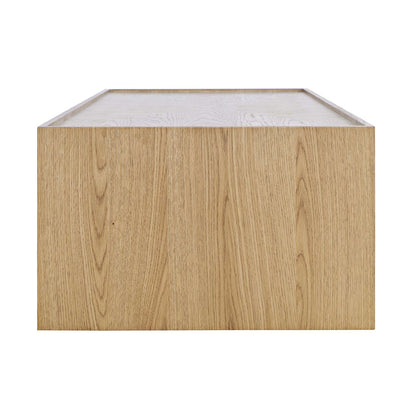 Jofran - Laurel Creek Modern Contemporary 52in Block Coffee Table with Hidden Casters in Natural - 2460-5 view 8