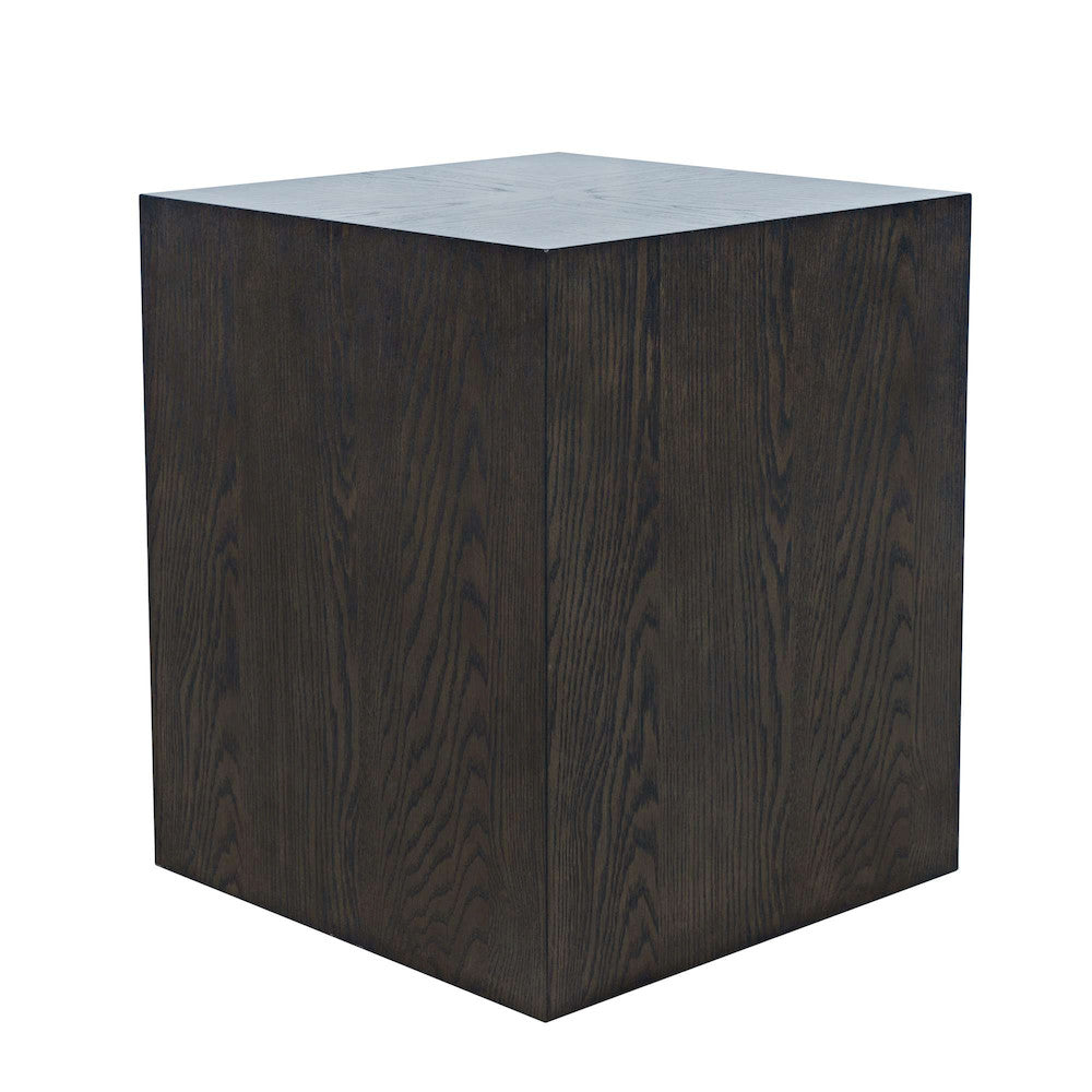 Jofran - Laurel Creek Modern Contemporary Square Block Pedestal End Table in Espresso - 2450-6 view 2