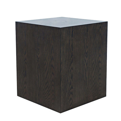 Jofran - Laurel Creek Modern Contemporary Square Block Pedestal End Table in Espresso - 2450-6 view 2